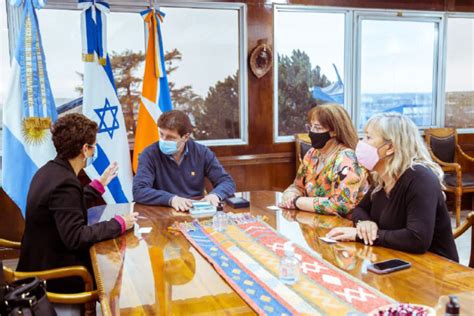 El Gobernador Melella Recibi A La Embajadora De Israel En Argentina