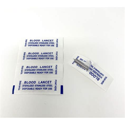 Disposable Stainless Steel Lancets