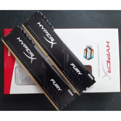 Ram Pc Kingston Hyperx Fury Black Gb Gbx Ddr Bus