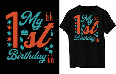 Happy Birthday T shirt Design 17285227 Vector Art at Vecteezy