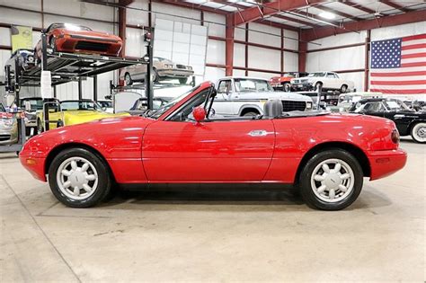 1990 Mazda Miata 55463 Miles Red Hardtop 4 Cylinder Manual Classic Mazda Mx 5 Miata 1990 For Sale