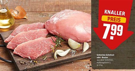 Schweine Schnitzel Oder Braten Angebot Bei Rewe Prospekte De