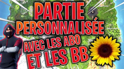 Live Fortnite Fr Partie PersonnalisÉe Objectif 100 Joueurs Rejoins Nous Youtube