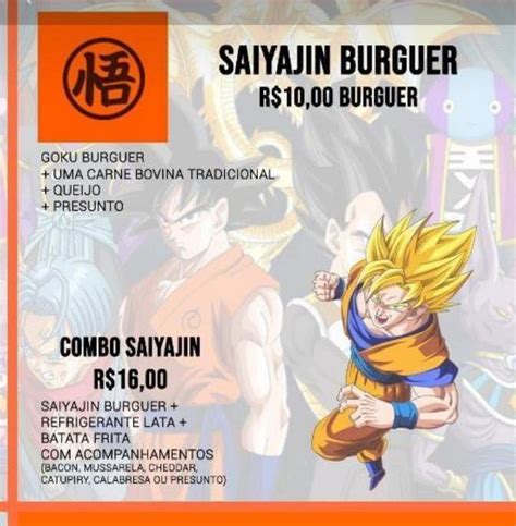 Menu Em Anime Burguer Restaurante Picos