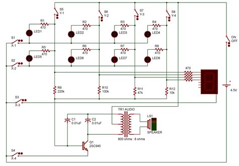 Switch matrix circuit