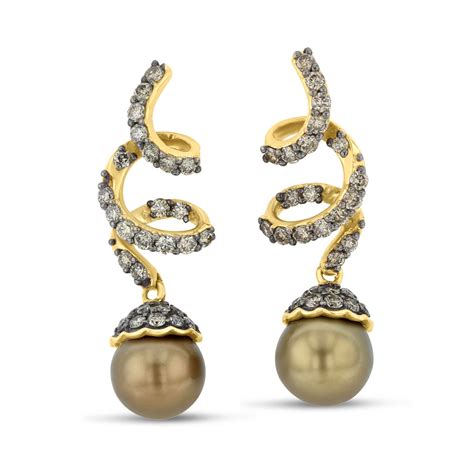 Diamond Pearl-Drop Earrings – Euro Design Jewelry