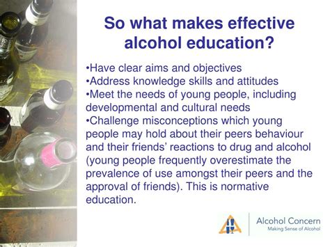 Ppt What Works In Alcohol Education Powerpoint Presentation Free