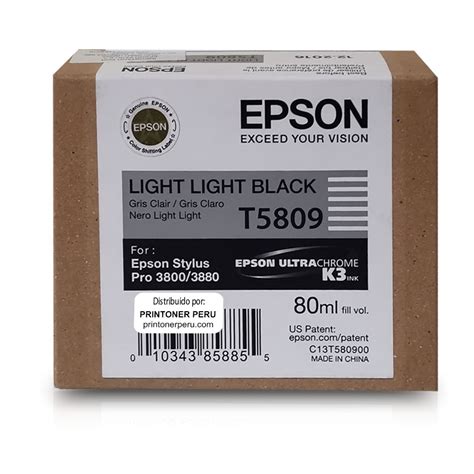 Tinta Epson T Light Light Black Ml Pro Prin Toner Per