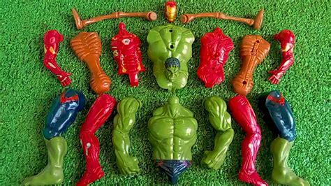 Unboxing Merakit Mainan Siren Head Vs Iron Man Vs Hulk Smash Action