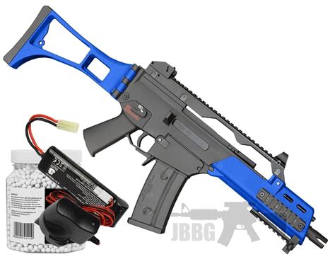 Bundle Offer Src Gen3 G36 Airsoft Gun Set Blue Just Bb Guns