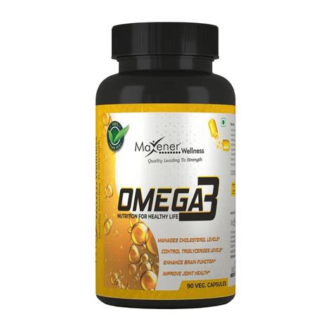 Maxener Wellness Omega 3 Capsule at ₹ 800/bottle | Omega 3 Capsule in ...