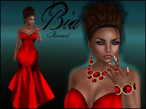 Second Life Marketplace Bia Mermaid Gown And Jewels