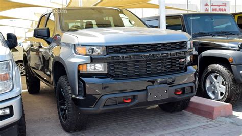 Chevrolet Silverado Z71 Custom for sale: AED 176,000. Grey/Silver, 2019