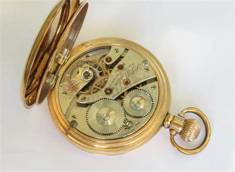 Antiques Atlas Waltham Bartlett Full Hunter Pocket Watch 1918