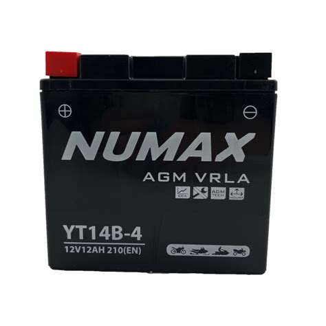 Batterie Moto Numax Premium Agm Yt B V Ah A