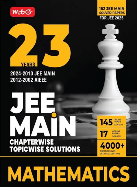 Mtg Years Jee Main Chapterwise Topicwise Previous Years