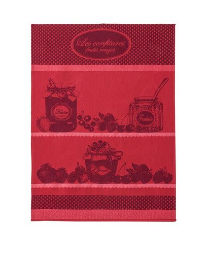 Torchon Jacquard Confiture Fruits Rouges Ma Boutic Deco