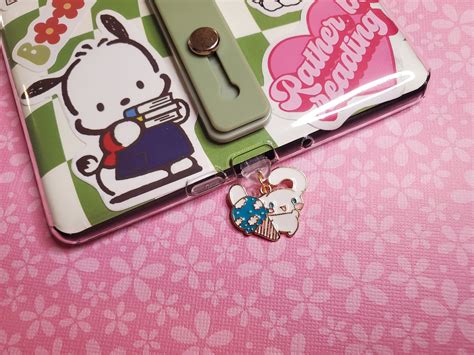 Cinnamoroll Ice Cream Sanrio Charm Phone Charm Dust Plug Kindle