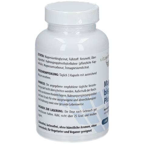 VitaWorld Magnesiumbisglycinat Plus 120 St Shop Apotheke