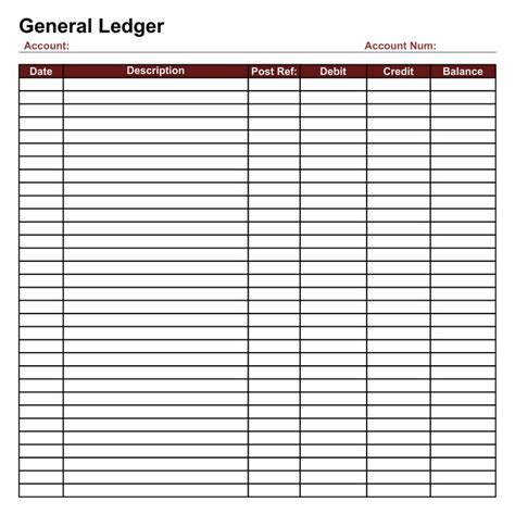 Printable Ledger Balance Sheet Printable Jd