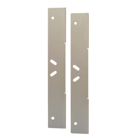 Door Armor Max Combo Set Satin Nickel In The Door Jamb Security