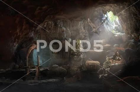 Treasure cave Stock Illustration ~ Graphic #144736476