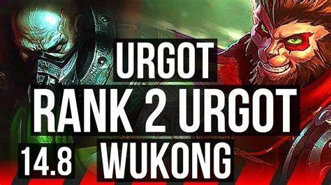 Urgot Vs Wukong Top Rank 2 Urgot 1025 1000 Games Legendary