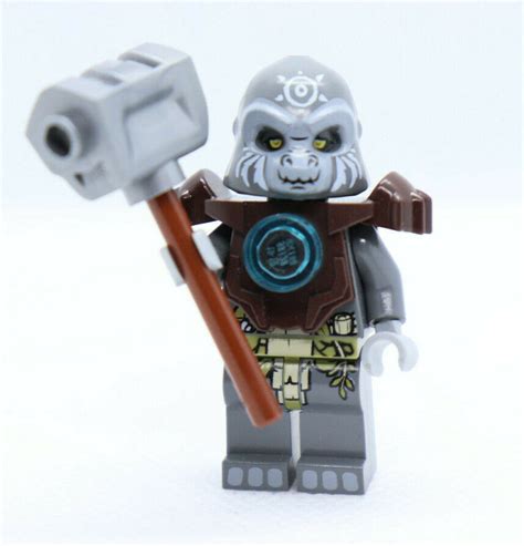 Grumlo Dark Brown Armor Legends Chima Lego Minifigure