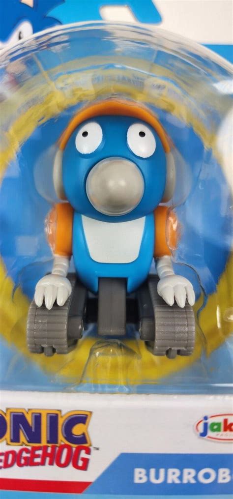 2023 Sonic The Hedgehog Figure *BURROBOT* Toy Doll Jakks 2.5" 5 pt. New ...