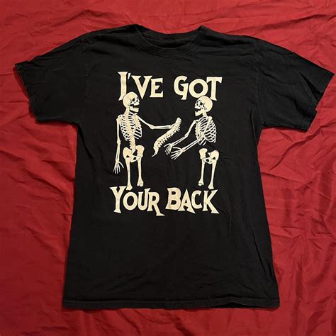 glow in the dark skeleton shirt medium/thick... - Depop