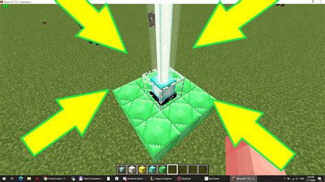 How To Light Up A Beacon In Minecraft Youtube