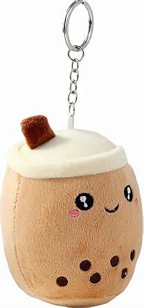 Lefe Liee Cute Boba Plush Keychain For Girls Kawaii Bubble Tea Key