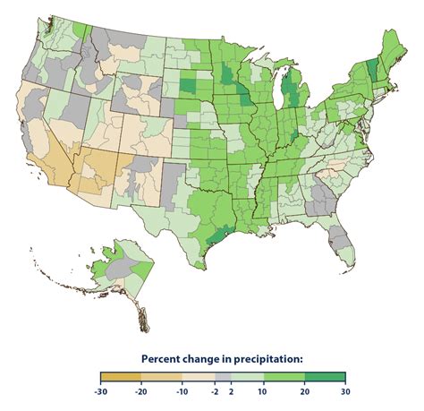 Climate Change Indicators U S And Global Precipitation Us Epa