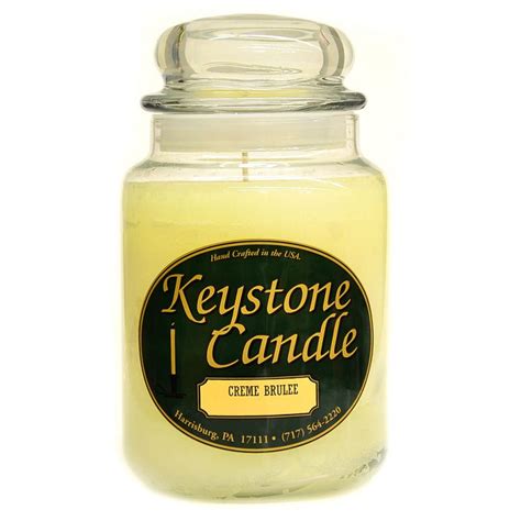 26 Oz Cream Brulee Jar Candles Candleswholesalers