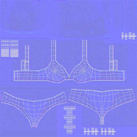 Floral Lace Lingerie D Model Ds Blend C D Fbx Max Ma Lxo Obj Free D