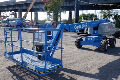 2016 Genie S45 Telescopic Straight Boom Lift Aerial Lift With Jib 45