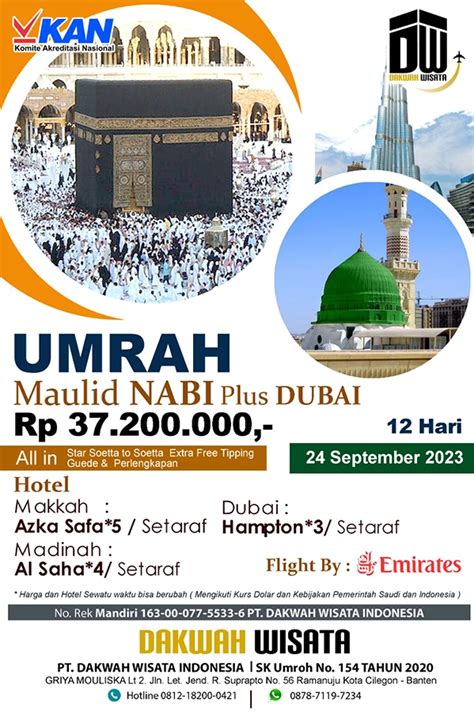 Umrah Maulid Nabi DAKWAH WISATA