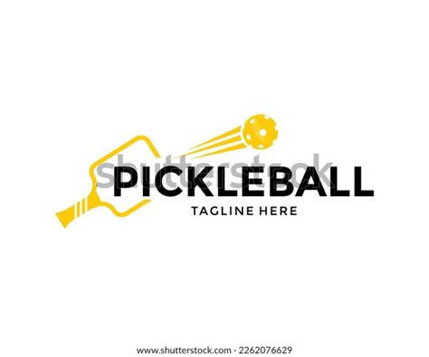 Pickleball Logo Vector Graphic Any Business Stock Vector (Royalty Free ...