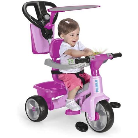 Tricycle Volutif Feber Trike Baby Plus Music Rose Pour Enfants De