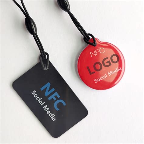 POPL Social Media NFC Tag With Customized Logo Waterproof Epoxy Anti