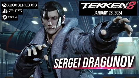 Sergei Dragunov Reveal And Gameplay Trailer Tekken 8 4k Ps5 Xbox Steam