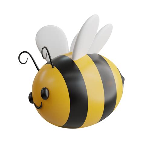 Cute Honey Bee Ai Generative 31607129 Png