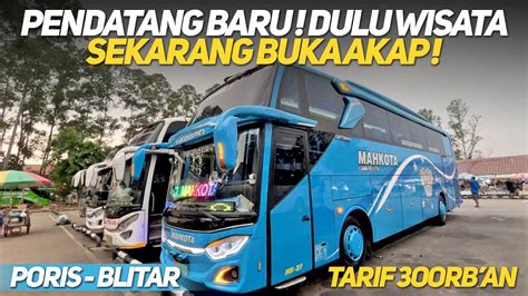 Gebrakan Pendatang Baru Bus Asli Kediriline Perdana Po Mahkota Rute