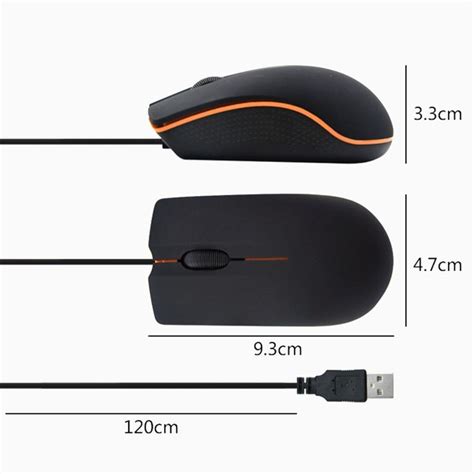 Buy Matte Mouse Texture Business Office Home Laptop Wired Mouse At