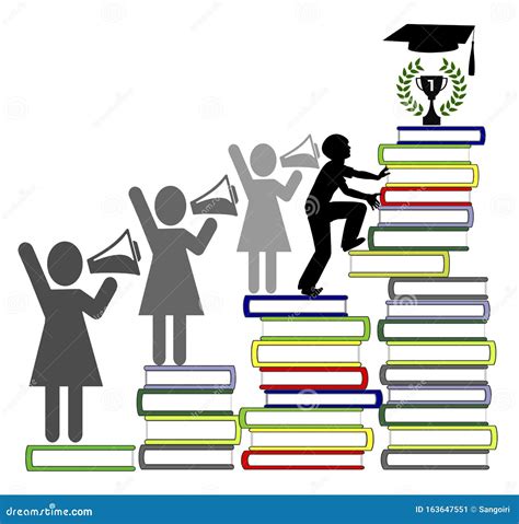 Overbearing Mother in Education Stock Illustration - Illustration of ...