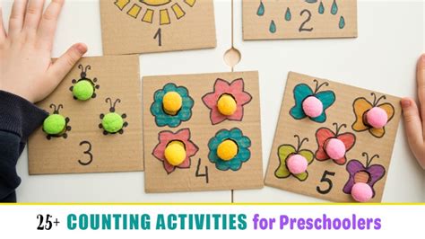 The Best Counting Activities For Preschoolers Happy Toddler Playtime