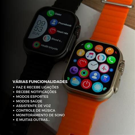 Smartwatch Ultra Max Nfc Mm Lan Amento Gw Ultra Smartwatch