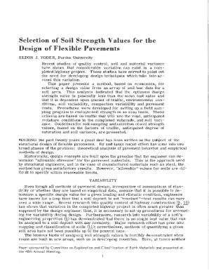 Fillable Online Onlinepubs Trb SELECTION OF SOIL STRENGTH VALUES FOR