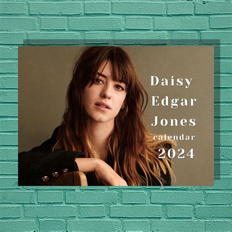 Daisy Edgar Jones 2024 Calendar - Etsy