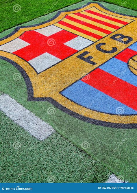 Fc Barcelona Football Team Logo Editorial Stock Image Image Of